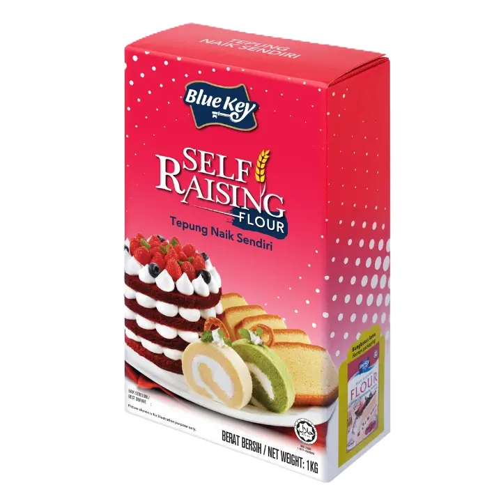 1kg Blue Key Self Raising Flour 蓝钥匙牌自发面粉