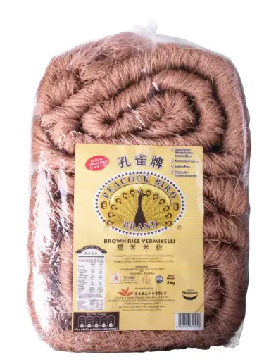 (没卖了)3kg Peacock Rice Vermicelli 孔雀牌米粉