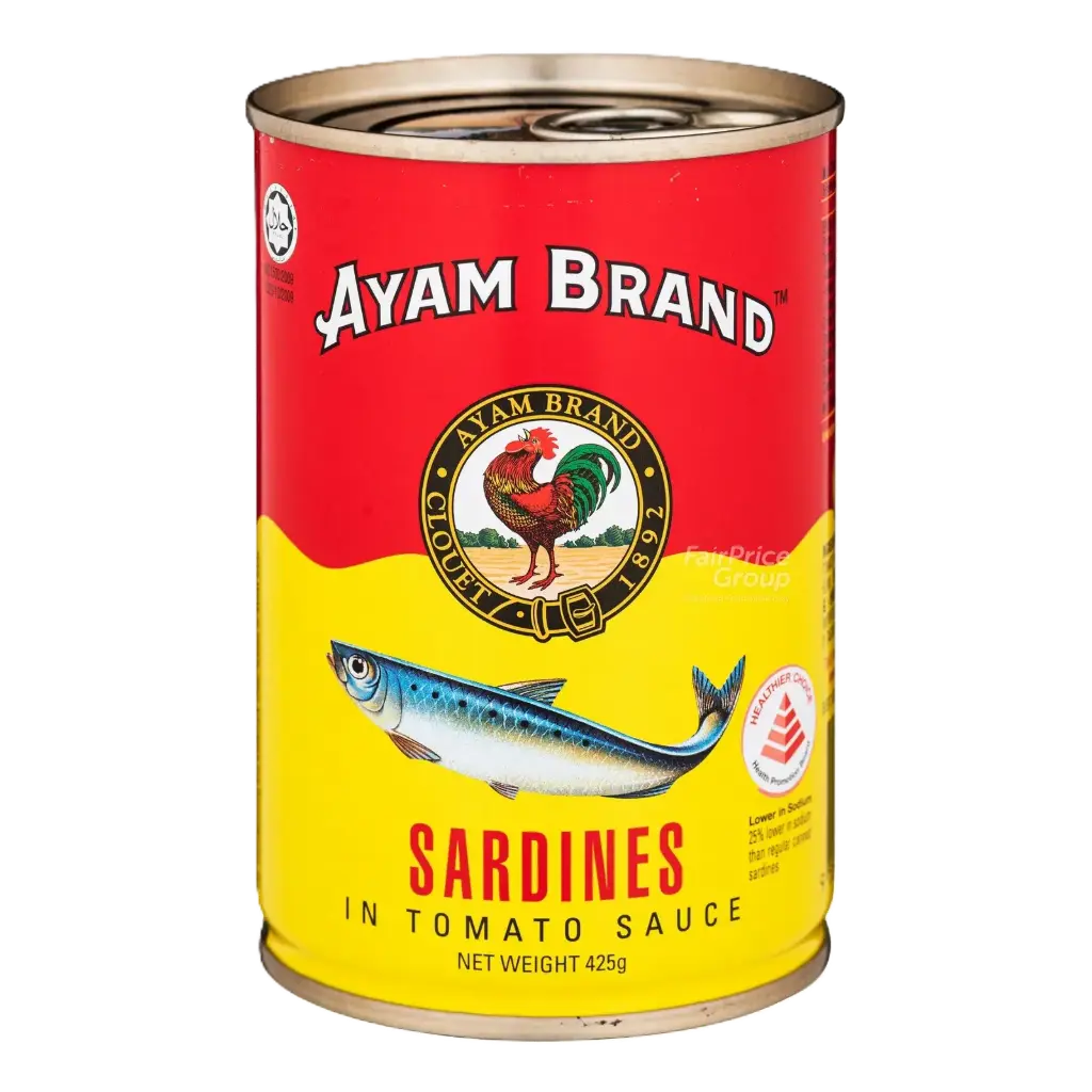 425g Ayam Sardines (Flat Can) 鸡标沙丁鱼