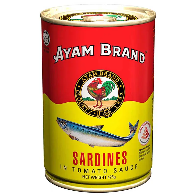 425g Ayam Sardines (Tall Can) 鸡标沙丁鱼