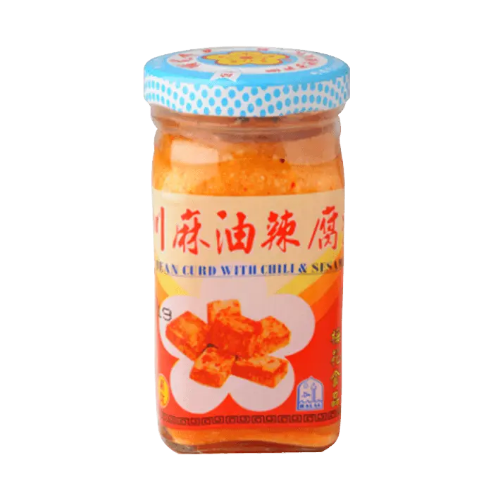 130g Mei Hua Sichuan Bean Curd W Chilli & Sesame