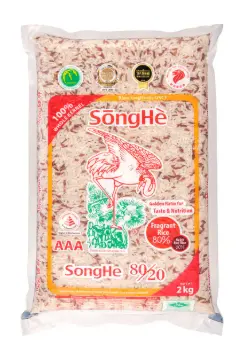 [White.Rice_019] 2kg White Red Rice Mixed 红白米