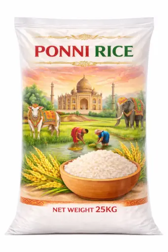 [Indian.Rice_004] 25kg Ponni Rice 印度米