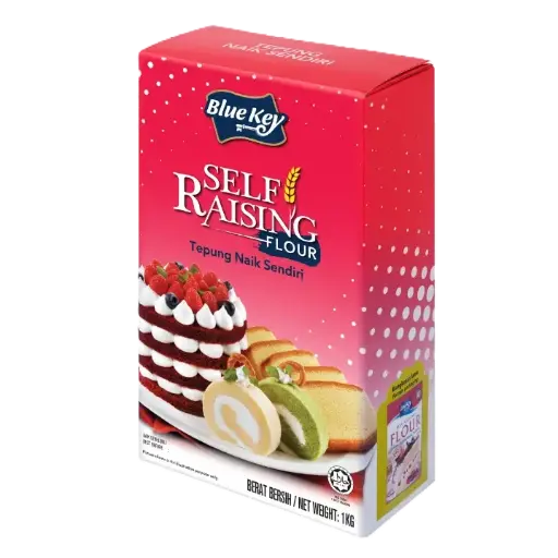 [SelfRaise.Flour_001] 1kg Blue Key Self Raising Flour 蓝钥匙牌自发面粉