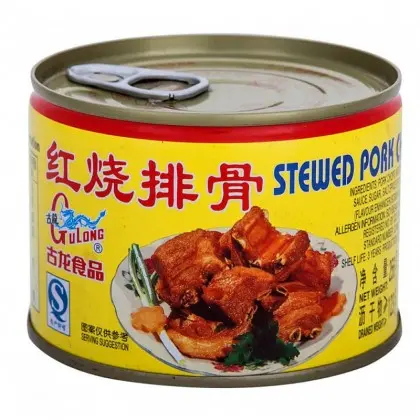 [Pork.CanFd_011] 256g Gulong Stew Pork Chop 古龙红烧排骨
