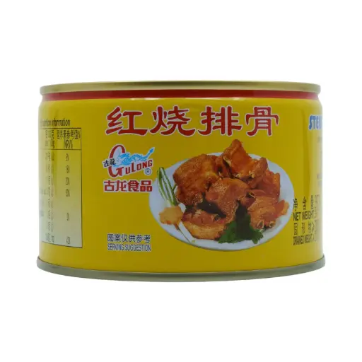 [Pork.CanFd_021] 397g Gulong Stew Pork Chop 古龙红烧排骨