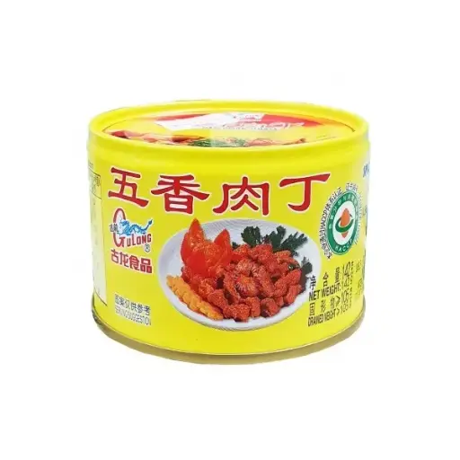 [Pork.CanFd_001] 142g Gulong Spiced Pork Cube 古龙五香肉丁