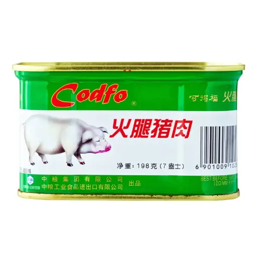 [Pork.CanFd_009] 198g Codfo Pork and Ham 可得福火腿午餐肉