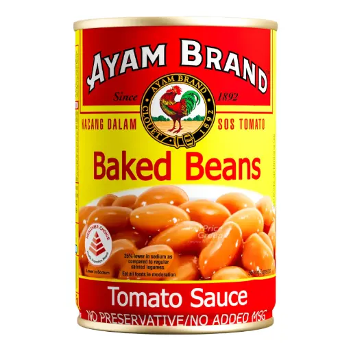 [CanBean.CanFd_011] 425g  Ayam Brand Baked Beans 鸡标茄汁焗豆