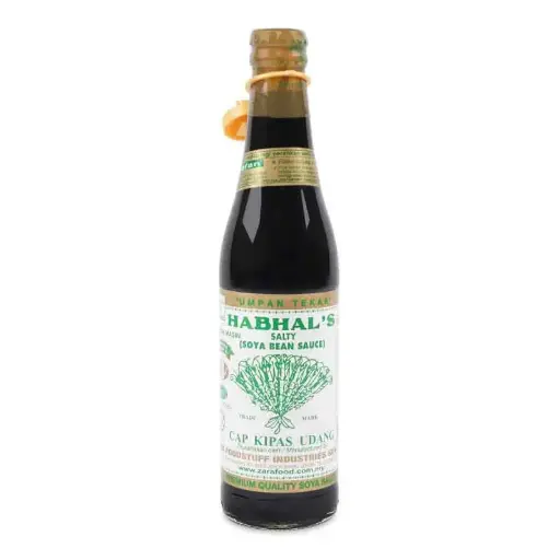 [LightSoy.Sauce_005] 345g Habhal’s Salty Soya Sauce Small 小青示油