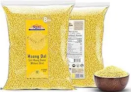[Seeds.PkFd_017] (not-in-used)30kg Moong Dhall (Split Chickpeas) 開邊扁豆