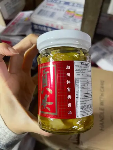 [PkVege.PkFd_016] 250g Thai Sweet Pickeld Mustard 林福兴泰国贡条
